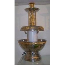 Silver & Gold Ornate Lighted Fountain